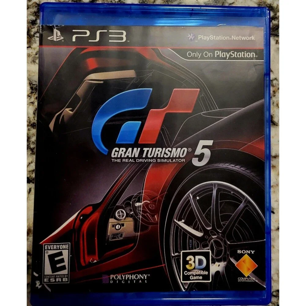 SONY PLAYSTATION 3 PS3: GRAN TURISMO 5, CIB, MANUAL, TESTED, VG COND, FAST SHIP